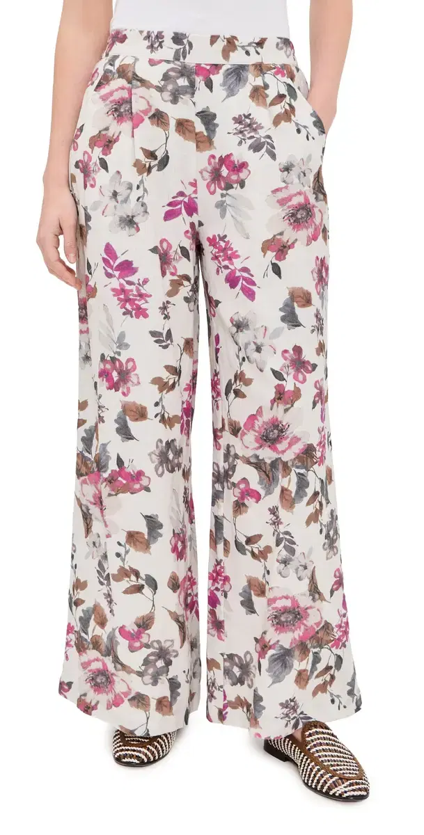 x overly Grey Martin Pants Amapola Print