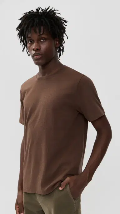 McTavish Hemp Tee Brown S | Thumbnail 2