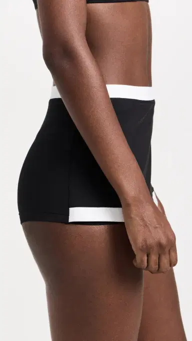 Staud Nell Swim Skirt Black/White | Thumbnail 4