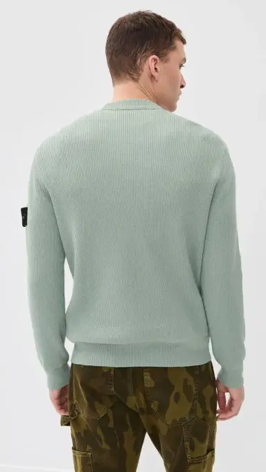 Stone Island Ribbed Cotton Crew Sweater age | Thumbnail 3 Stone Island Ribbed Cotton Crew Sweater age | Thumbnail 3