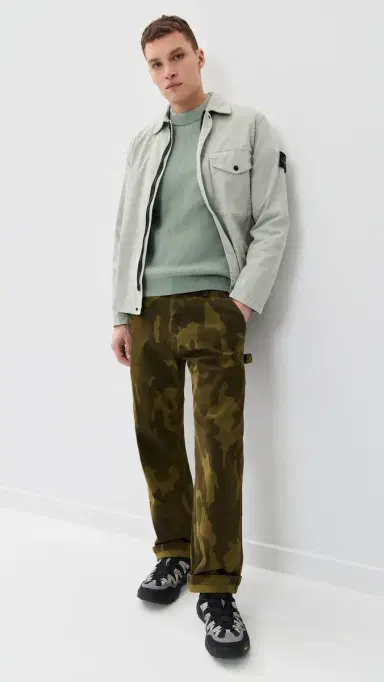 Stone Island Ribbed Cotton Crew Sweater age | Thumbnail 5 Stone Island Ribbed Cotton Crew Sweater age | Thumbnail 5