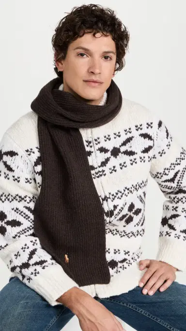 Polo Ralph Lauren Signature Knit Scarf | Thumbnail 3 Polo Ralph Lauren Signature Knit Scarf | Thumbnail 3