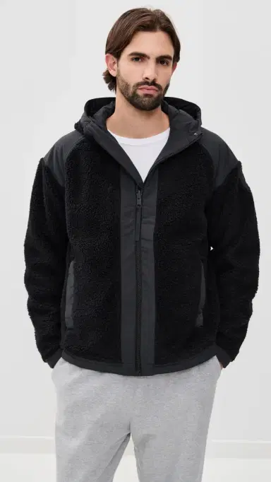 Canada Goose Alberni Reversible Fleece Bomber Black/Black S | Thumbnail 2