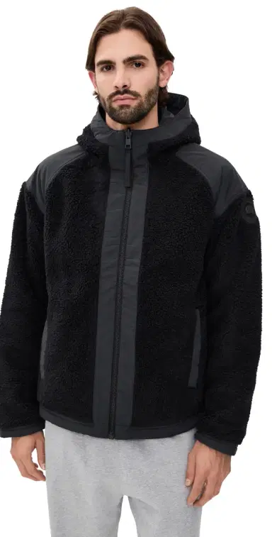 Canada Goose Alberni Reversible Fleece Bomber Black/Black S | Thumbnail 1
