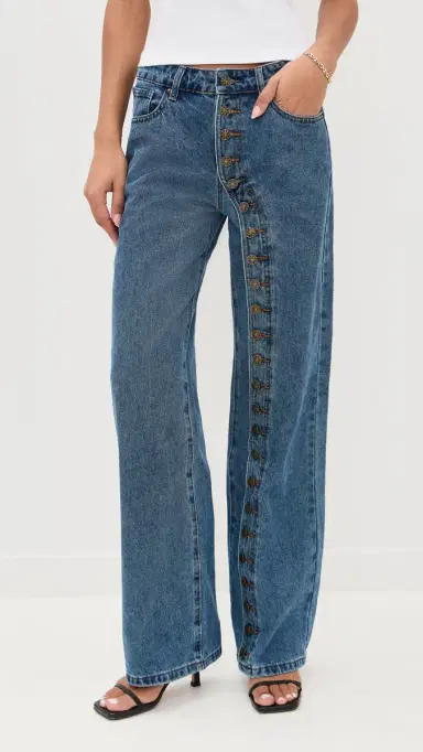 LIONESS Penny Jeans Denim Blue L | Thumbnail 2