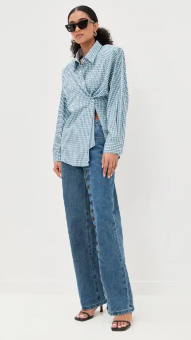 LIONESS Penny Jeans Denim Blue L | Thumbnail 5