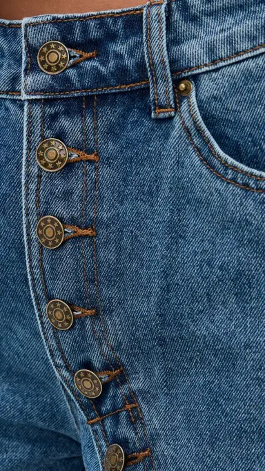 LIONESS Penny Jeans Denim Blue L | Thumbnail 6
