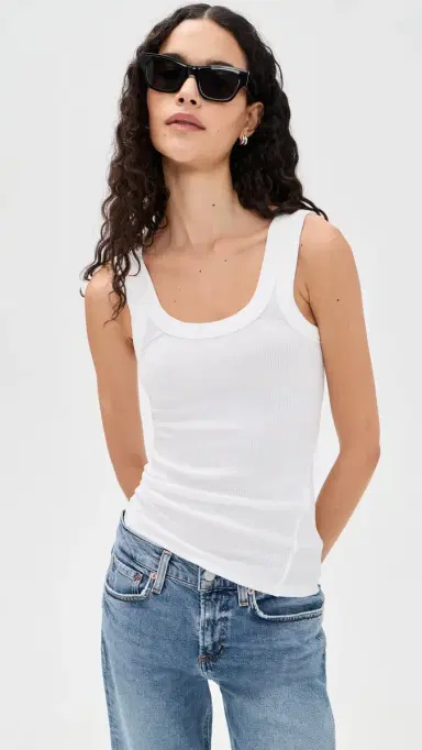 rag & bone The Essential Rib U Neck Tank | Thumbnail 2 rag & bone The Essential Rib U Neck Tank | Thumbnail 2
