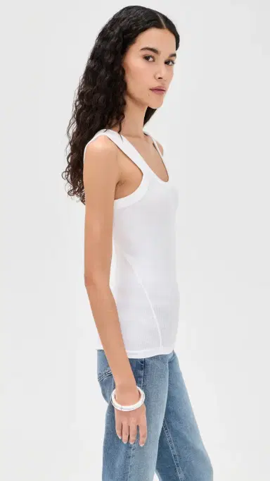 rag & bone The Essential Rib U Neck Tank | Thumbnail 4 rag & bone The Essential Rib U Neck Tank | Thumbnail 4