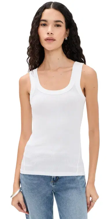 rag & bone The Essential Rib U Neck Tank | Thumbnail 1 rag & bone The Essential Rib U Neck Tank | Thumbnail 1