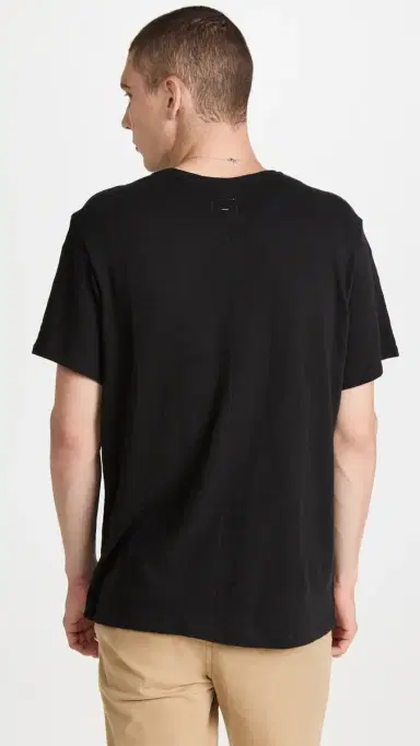 rag & bone Classic Flame Tee Jet Black M | Thumbnail 3 rag & bone Classic Flame Tee Jet Black M | Thumbnail 3