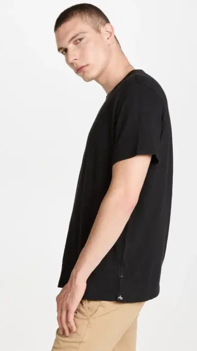 rag & bone Classic Flame Tee Jet Black M | Thumbnail 4 rag & bone Classic Flame Tee Jet Black M | Thumbnail 4