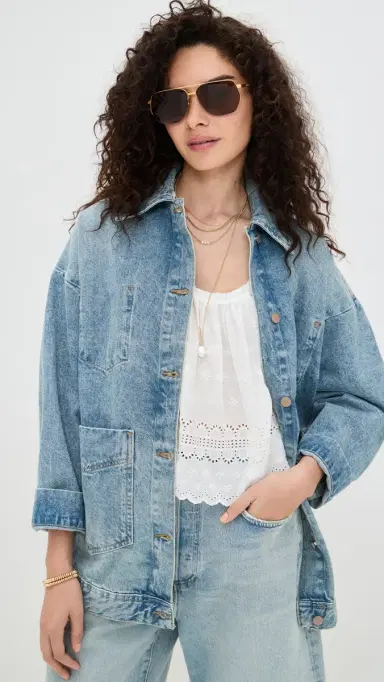 Free People Avery Denim Jacket Got The Blues | Thumbnail 2 Free People Avery Denim Jacket Got The Blues | Thumbnail 2
