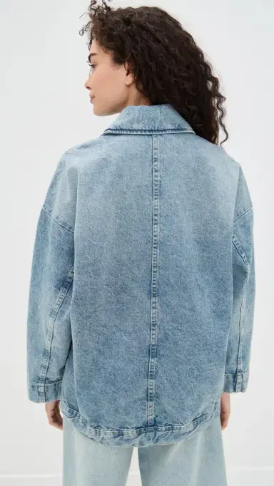 Free People Avery Denim Jacket Got The Blues | Thumbnail 3 Free People Avery Denim Jacket Got The Blues | Thumbnail 3