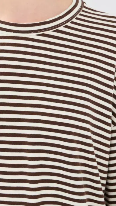 SPRWMN Oversized Boxy T-Shirt Americano tripes | Thumbnail 6 SPRWMN Oversized Boxy T-Shirt Americano tripes | Thumbnail 6