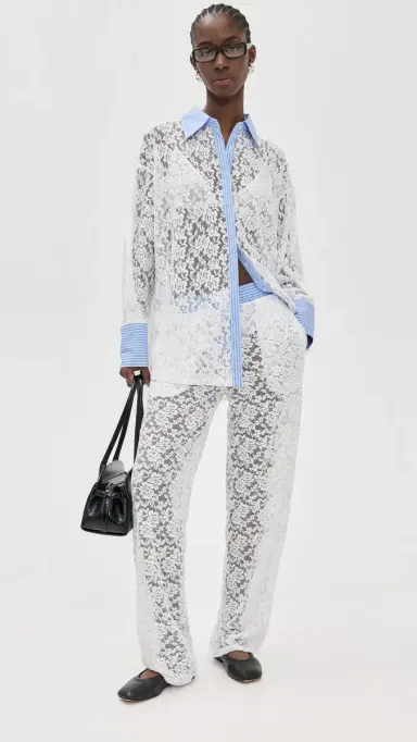 Lioness Cobain Lace Pants Porcelain | Thumbnail 5 Lioness Cobain Lace Pants Porcelain | Thumbnail 5