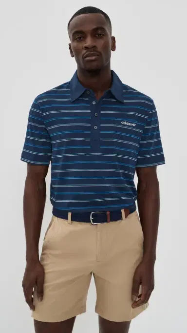 Adidas Golf Originals Archive Stripe Polo Night Indigo S | Thumbnail 2