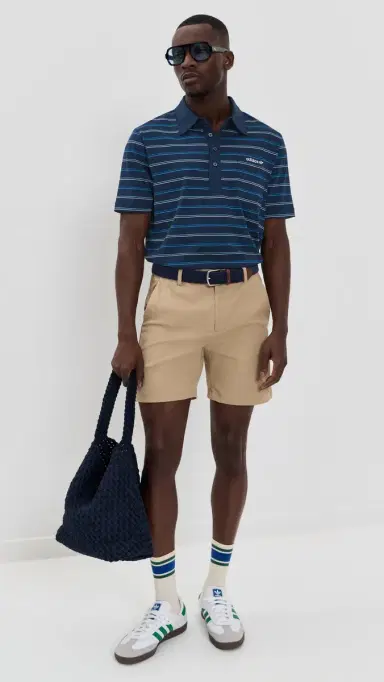 Adidas Golf Originals Archive Stripe Polo Night Indigo S | Thumbnail 5