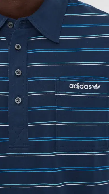 Adidas Golf Originals Archive Stripe Polo Night Indigo S | Thumbnail 6