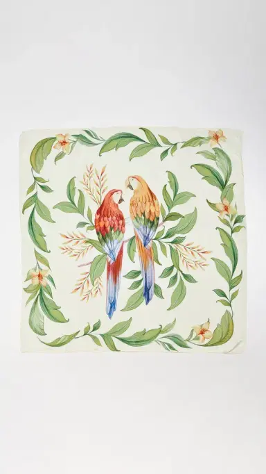 Farm Rio Retro Rio Birds Scarf Multi | Thumbnail 2