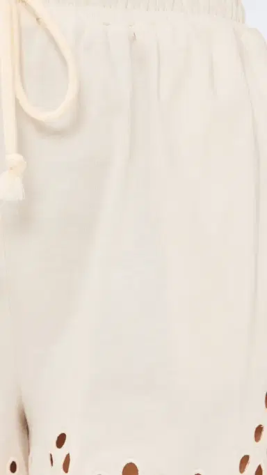 Ulla Johnson Vedi Cotton Shorts Cowrie | Thumbnail 6