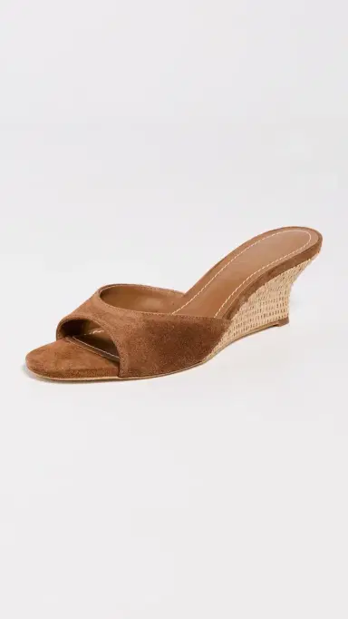 Staud Brigitte Wedges Tabac/Natural 37 | Thumbnail 2