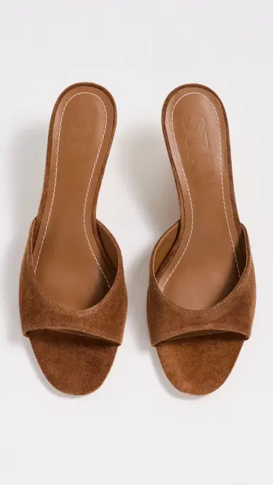 Staud Brigitte Wedges Tabac/Natural 37 | Thumbnail 5