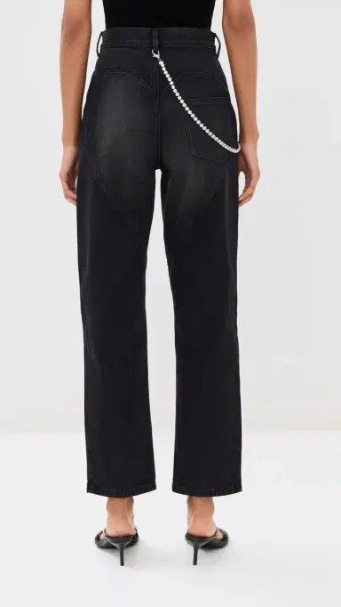 AREA Slit Jeans Black | Thumbnail 3 AREA Slit Jeans Black | Thumbnail 3