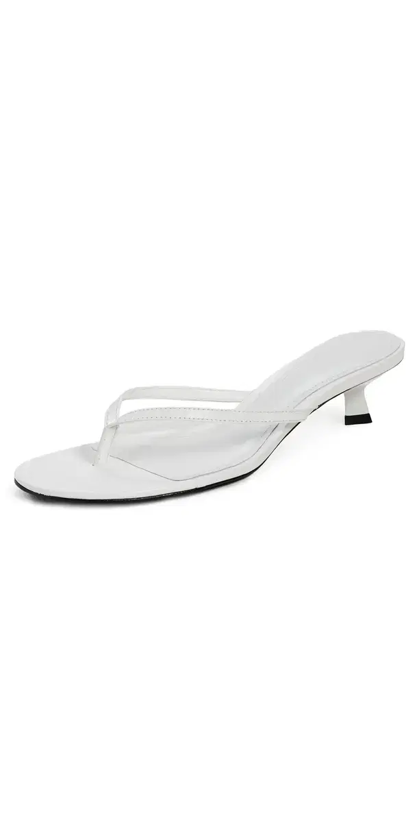 Schutz Carolyn Heeled Sandals White