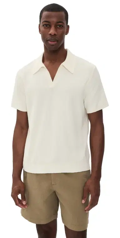 Wax London Boucle Siena Polo Ecru | Thumbnail 1