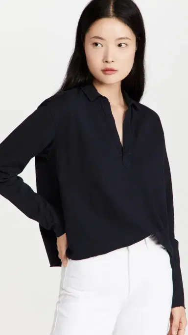 Frank & Eileen Popover Henley Tee British Royal Navy | Thumbnail 2 Frank & Eileen Popover Henley Tee British Royal Navy | Thumbnail 2