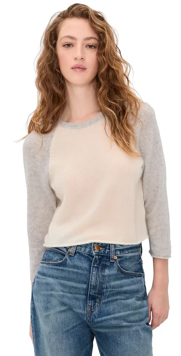 hrunken Baseball Cashmere Raglan Tee /Lh Grey
