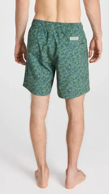 Fair Harbor The Bayberry Swim Trunks 7 Green Mini Floral S | Thumbnail 3 Fair Harbor The Bayberry Swim Trunks 7 Green Mini Floral S | Thumbnail 3