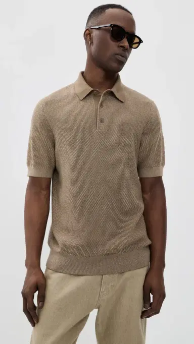 Vince Geo Jacquard Polo Teton/River and | Thumbnail 2