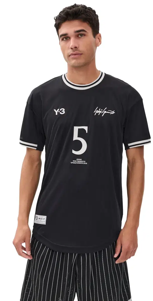 Elite 5 Football Tee Black