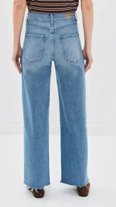 Le Jean Petite Column Jeans Blue Crush 31 | Thumbnail 3 Le Jean Petite Column Jeans Blue Crush 31 | Thumbnail 3