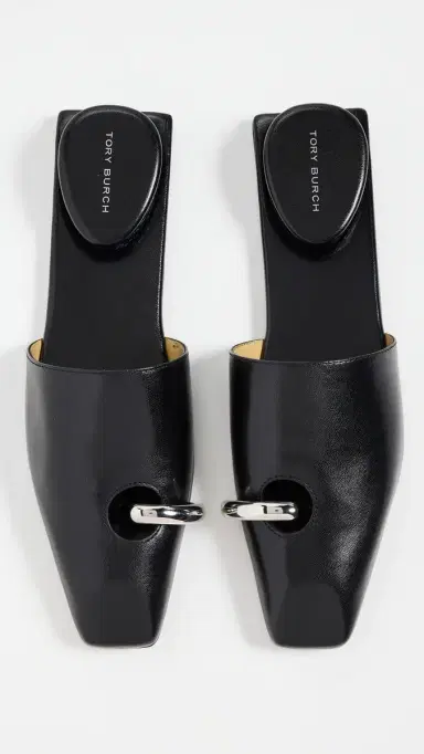 Tory Burch Pierced Mules | Thumbnail 2 Tory Burch Pierced Mules | Thumbnail 2
