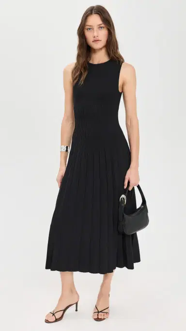 Staud Elyse Dress Black XL | Thumbnail 5