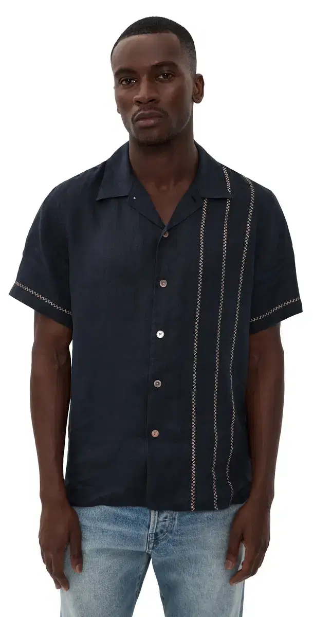 PS Paul Smith Short Sleeve Casual Fit Shirt Very Dark Navy