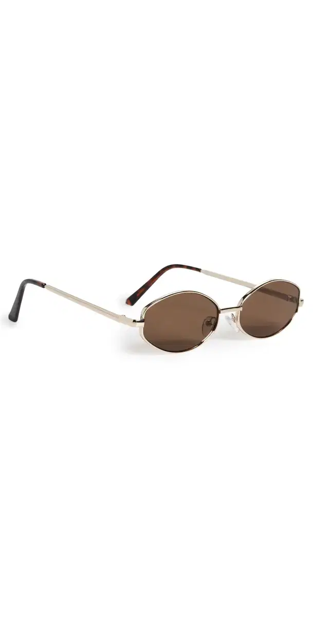 Objective Sunglasses Gold One Size