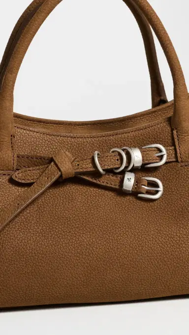 Marge Sherwood Grandma Used Shoulder Bag Chestnut Nubuck One Size | Thumbnail 5