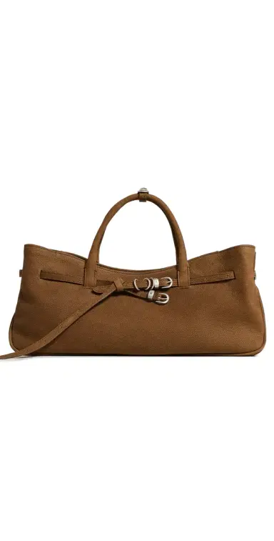 Marge Sherwood Grandma Used Shoulder Bag Chestnut Nubuck One Size | Thumbnail 1