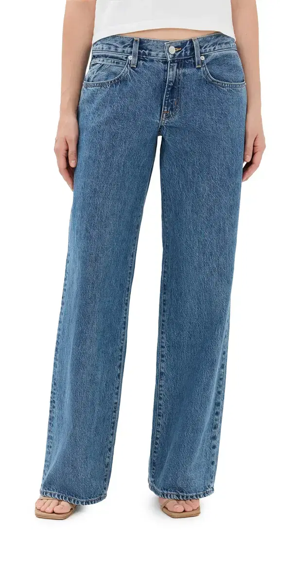 Lexi Low Rise Wide Leg Jeans Satisfaction