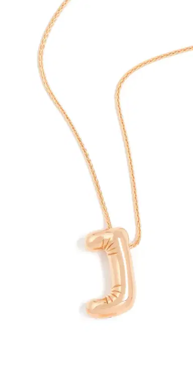 Maison Irem Balloon Initial Letter Necklace | Thumbnail 1