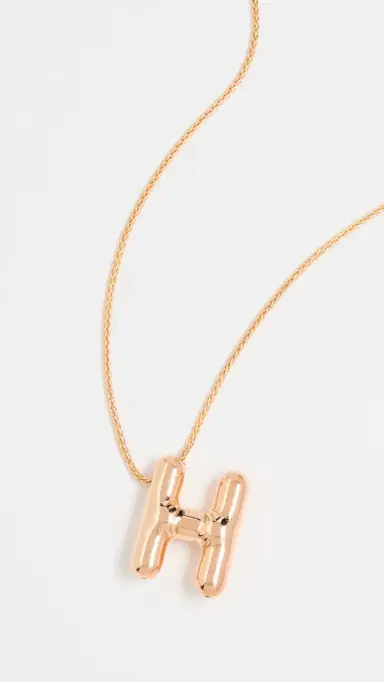 Maison Irem Balloon Initial Letter Necklace H | Thumbnail 2 Maison Irem Balloon Initial Letter Necklace H | Thumbnail 2