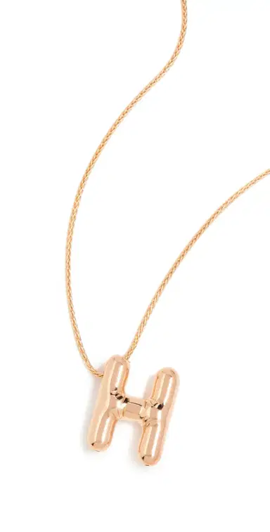 Maison Irem Balloon Initial Letter Necklace H | Thumbnail 1 Maison Irem Balloon Initial Letter Necklace H | Thumbnail 1