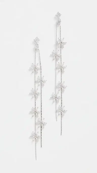 Shashi Whisper Earrings White Gold | Thumbnail 2 Shashi Whisper Earrings White Gold | Thumbnail 2