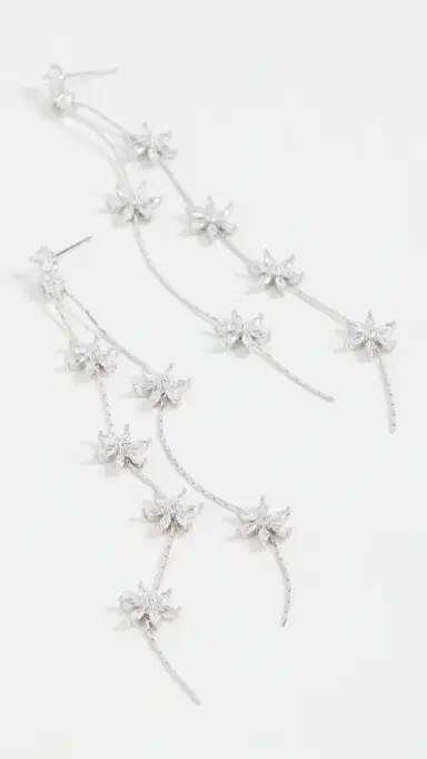 Shashi Whisper Earrings White Gold | Thumbnail 4 Shashi Whisper Earrings White Gold | Thumbnail 4