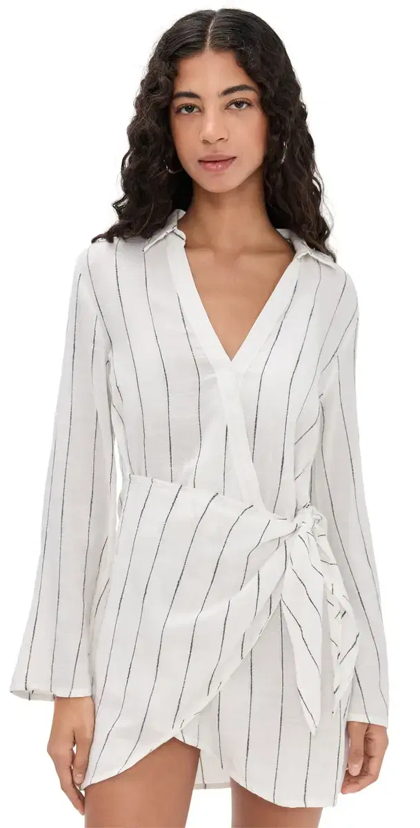 as Palmas Dress Fine ine Stripe