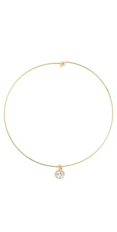 Luv AJ The Marais Pendant Gold Wire Necklace | Thumbnail 1